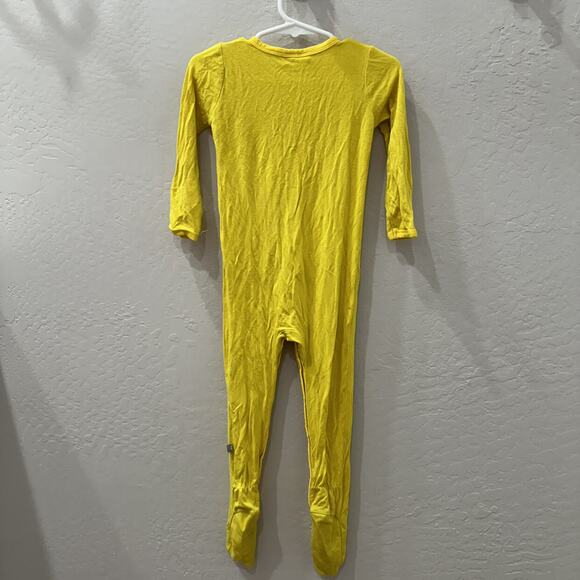 Kyte Baby Yellow Snap Footie Pajamas - Picture 7 of 8